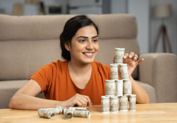 Indian young woman at home